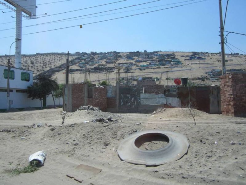 Houses on hill