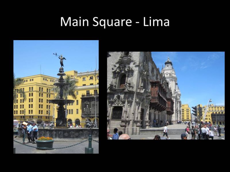 Main Square in Lima